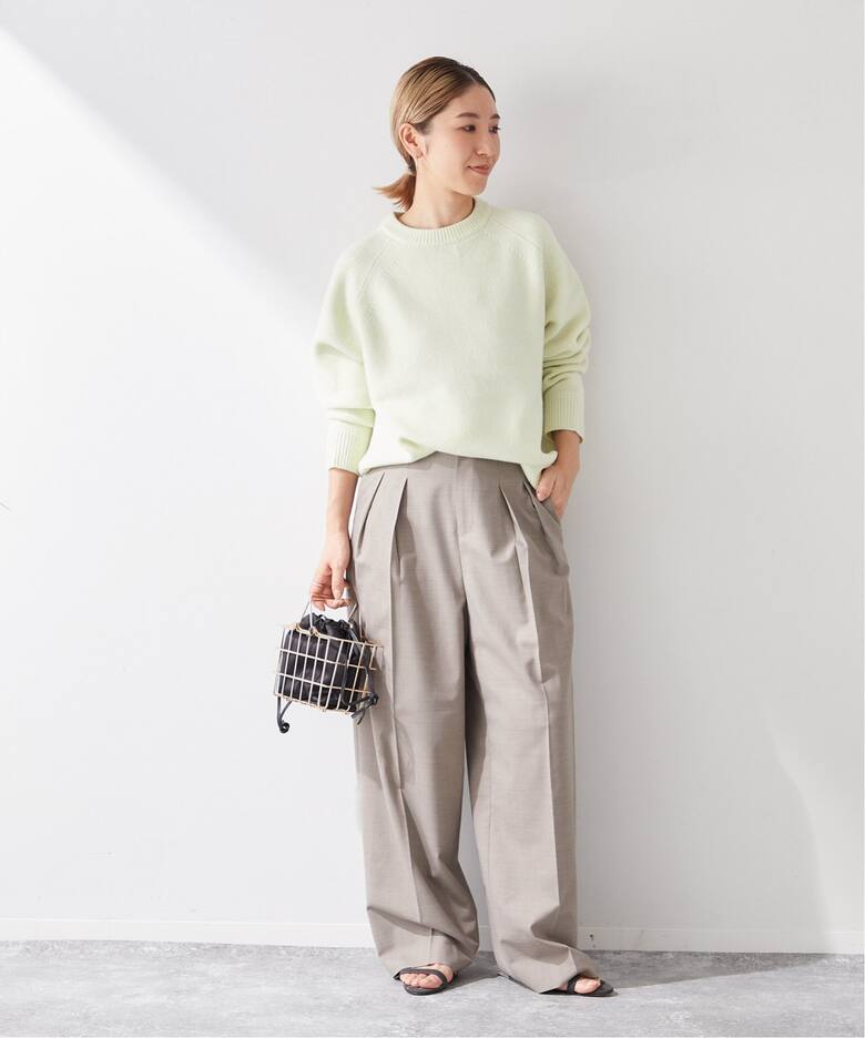 スーパーファインウールカシミヤ ラグラン プルオーバー（ニット  