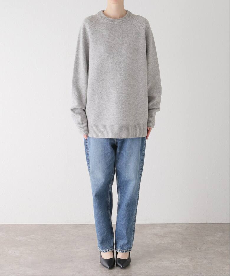 スーパーファインウールカシミヤ ラグラン プルオーバー（ニット  