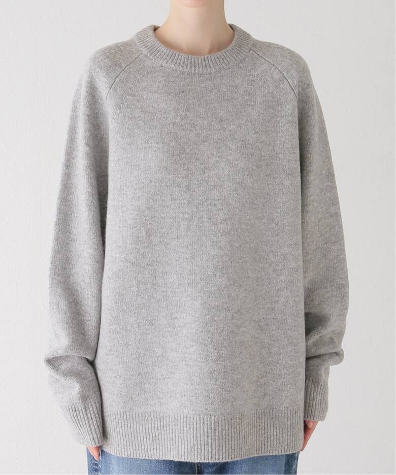 スーパーファインウールカシミヤ ラグラン プルオーバー（ニット  