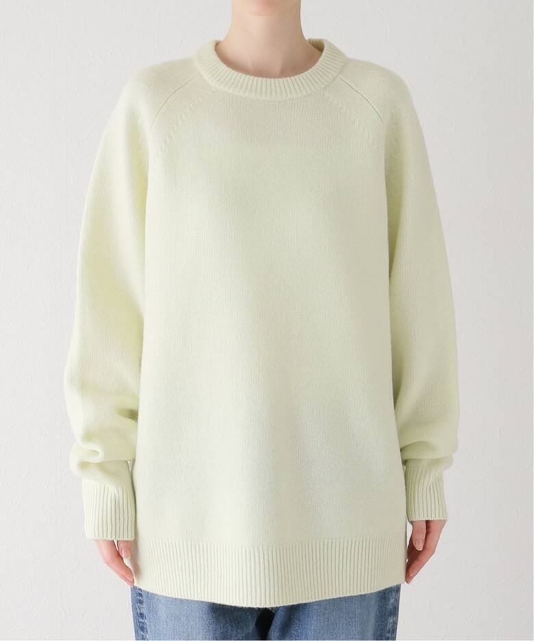 スーパーファインウールカシミヤ ラグラン プルオーバー（ニット  
