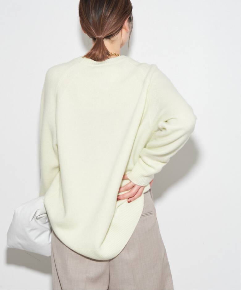 スーパーファインウールカシミヤ ラグラン プルオーバー（ニット  