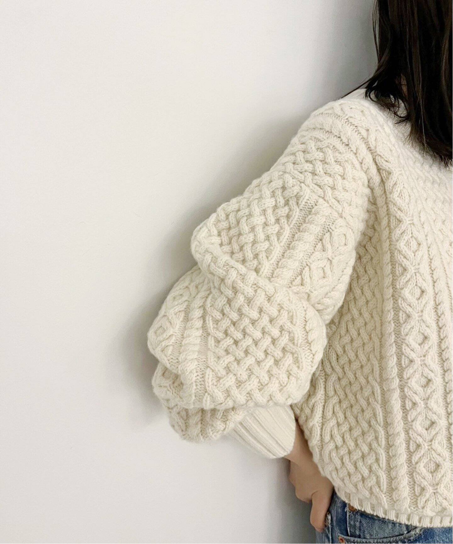 追加》アランショートプルオーバー（ニット／セーター）｜Plage  