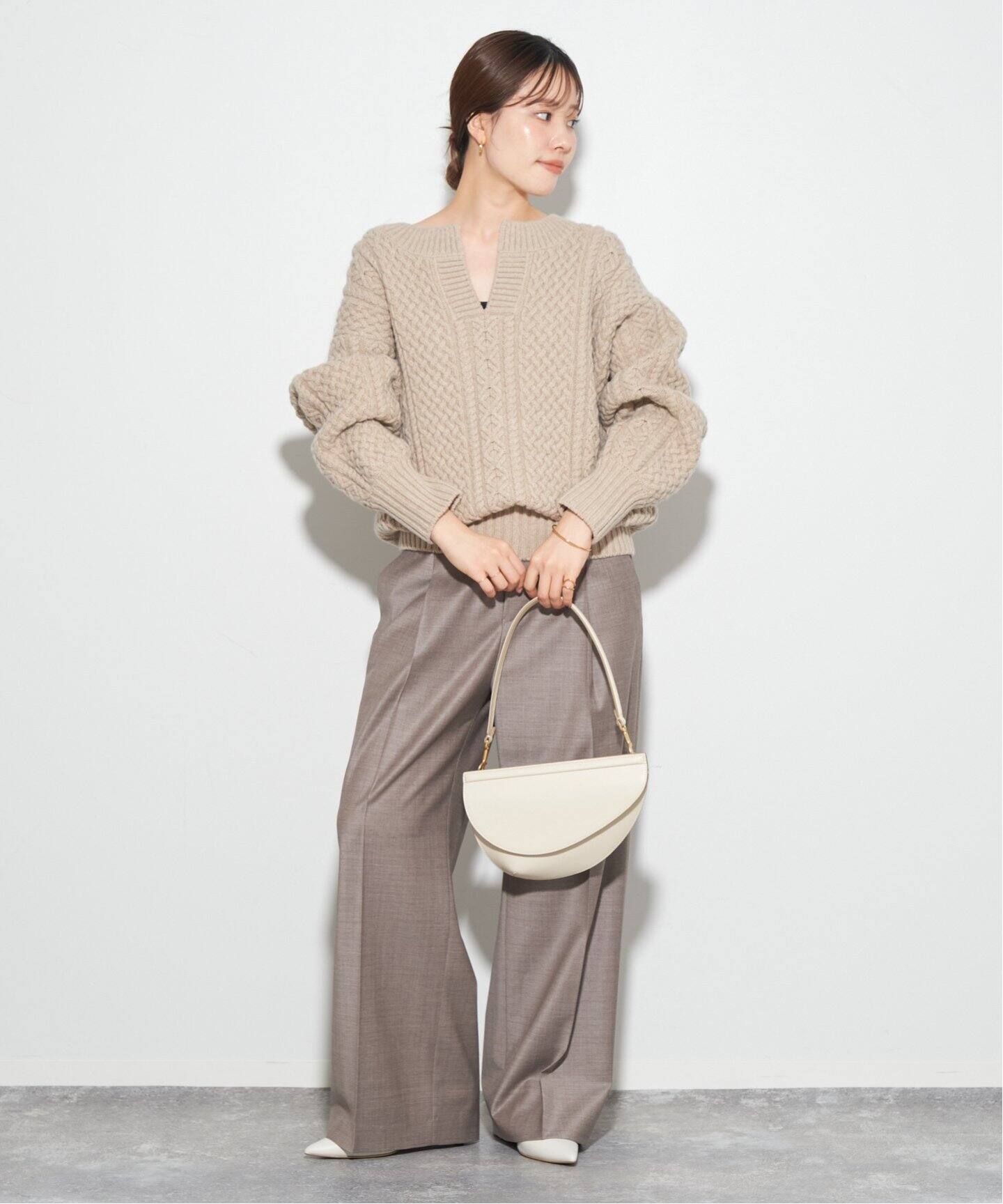 追加》アランショートプルオーバー（ニット／セーター）｜Plage  