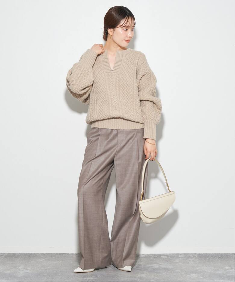 追加》アランショートプルオーバー（ニット／セーター）｜Plage  