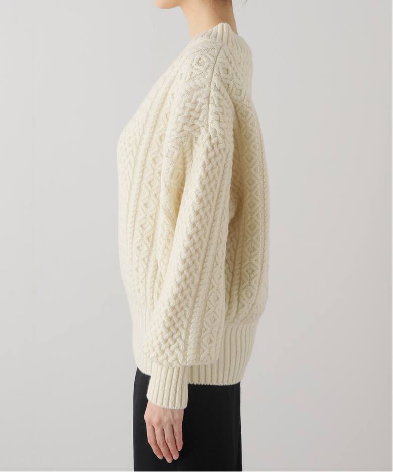 追加》アランショートプルオーバー（ニット／セーター）｜Plage  