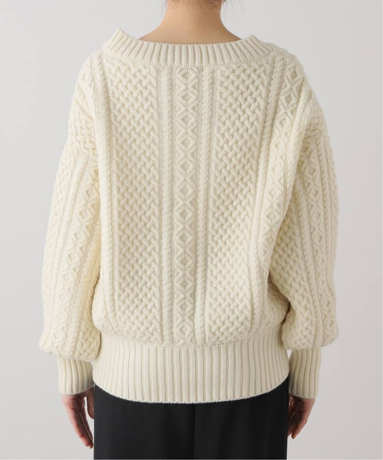 追加》アランショートプルオーバー（ニット／セーター）｜Plage  