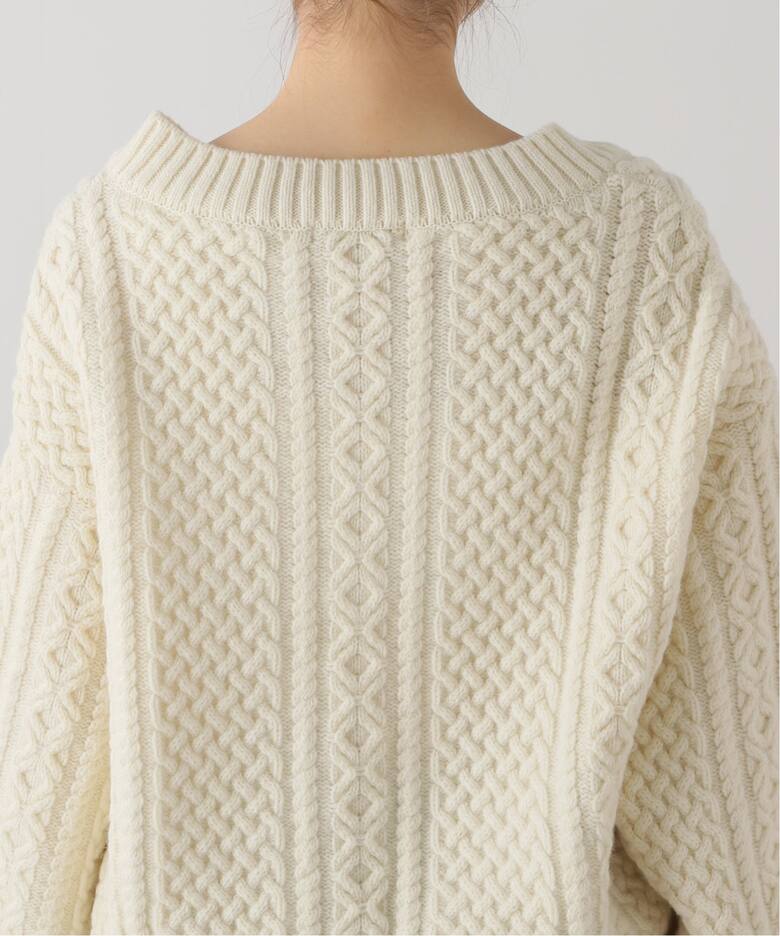 追加》アランショートプルオーバー（ニット／セーター）｜Plage  