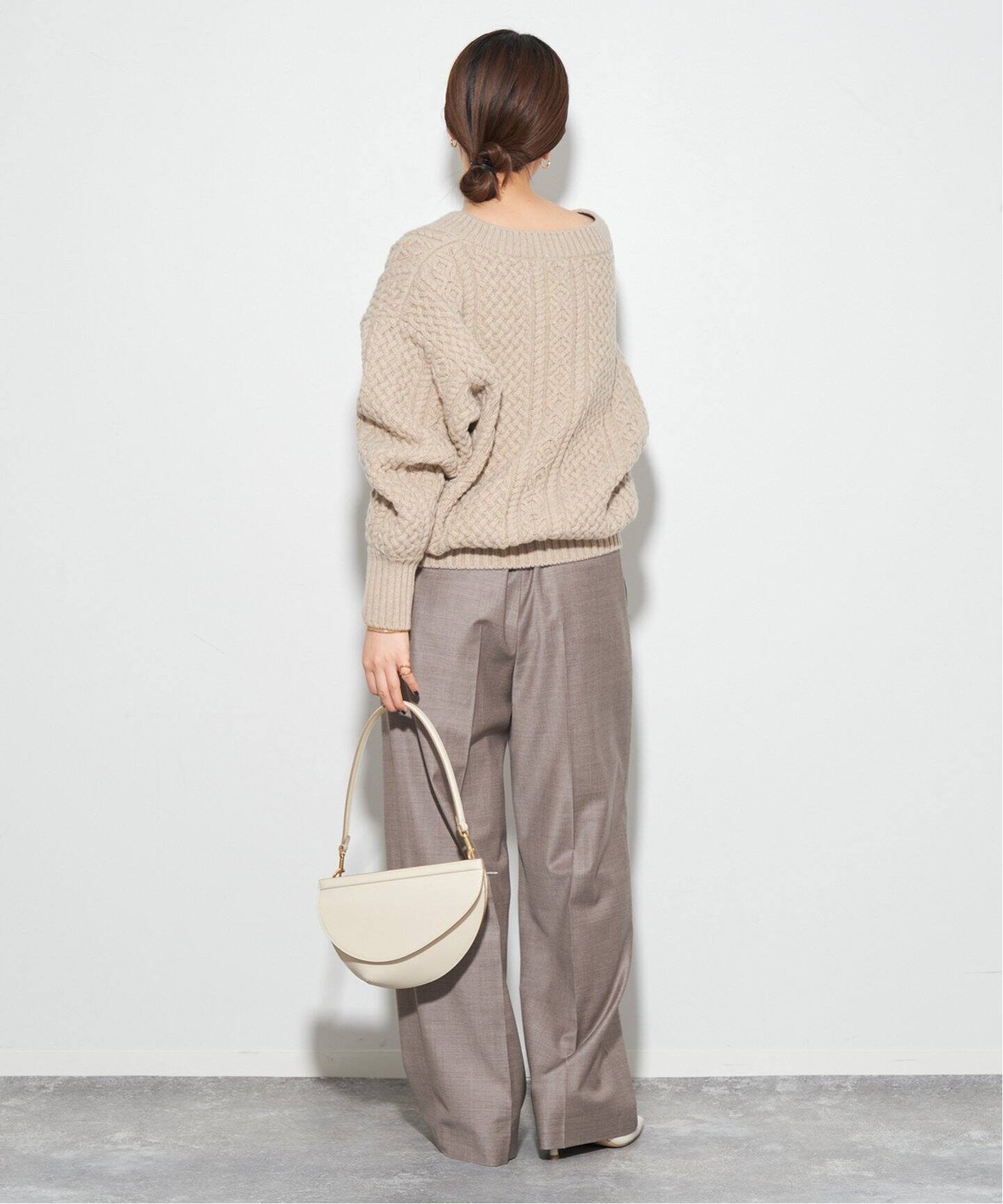 追加》アランショートプルオーバー（ニット／セーター）｜Plage  