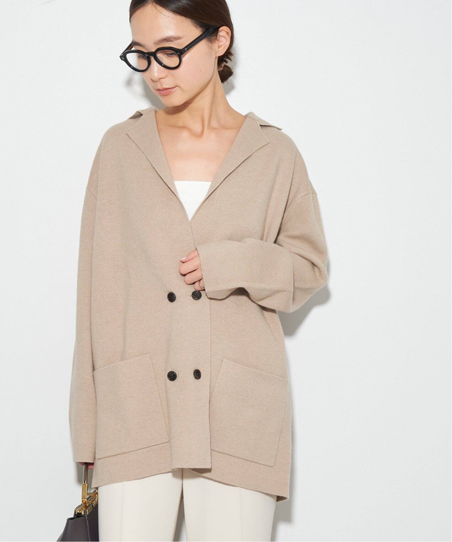 追加》ミラノリブニットジャケット（ニット／セーター）｜Plage  