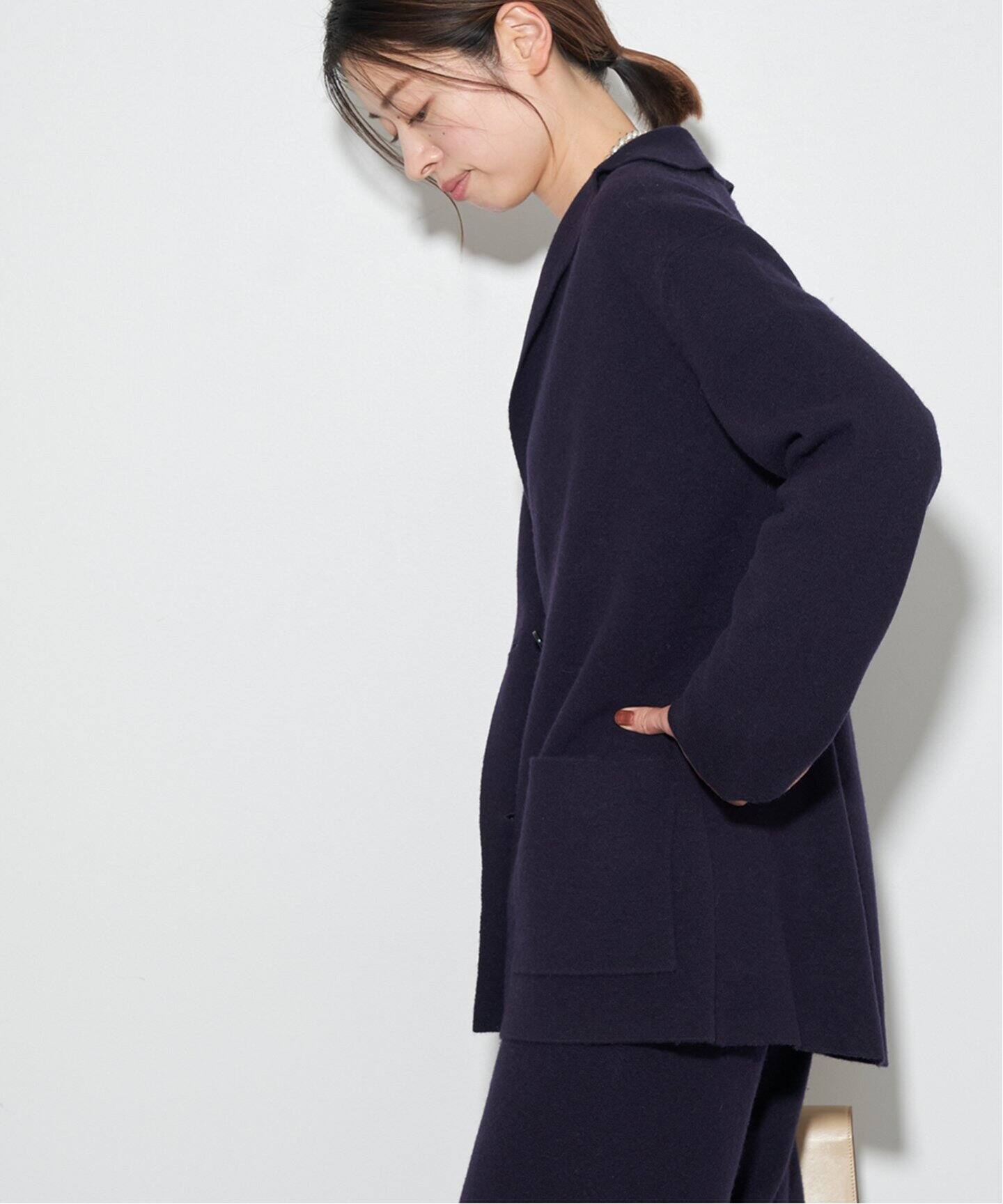 追加》ミラノリブニットジャケット（ニット／セーター）｜Plage  