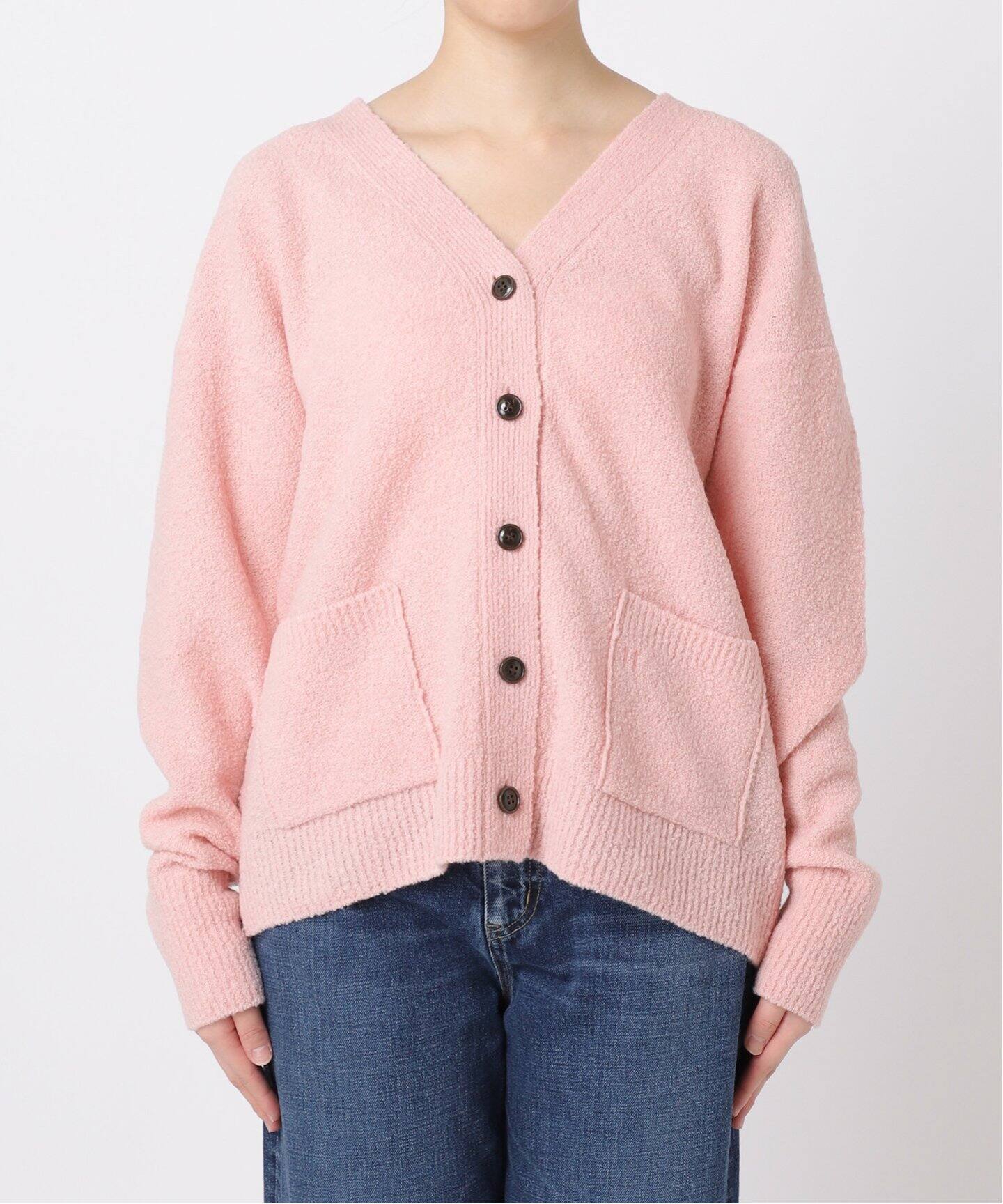 eleven knit (white,beige,red,pink)（カーディガン）｜Plage  