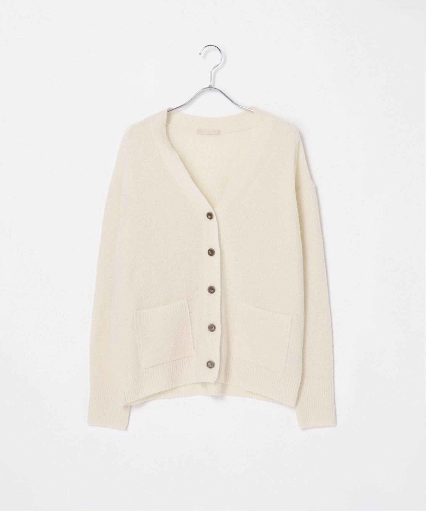 eleven knit (white,beige,red,pink)（カーディガン）｜Plage  