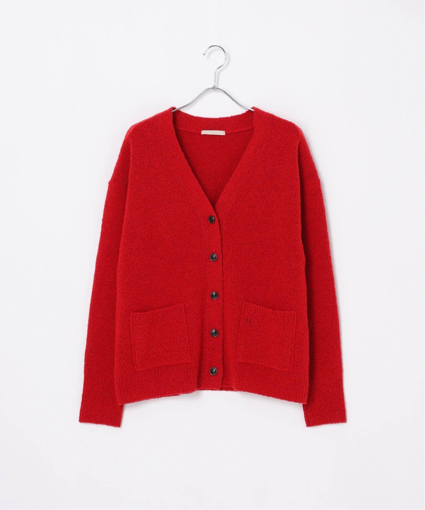 eleven knit (white,beige,red,pink)（カーディガン）｜Plage  