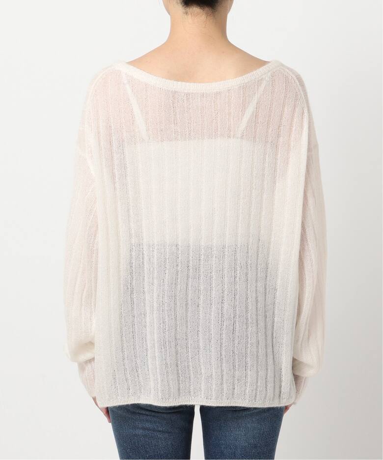 silk/mohair rib プルオーバー（ニット／セーター）｜Plage 