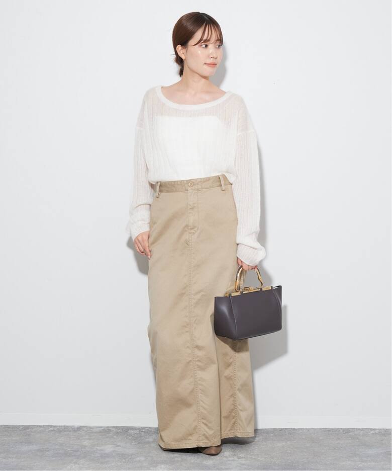silk/mohair rib プルオーバー（ニット／セーター）｜Plage 