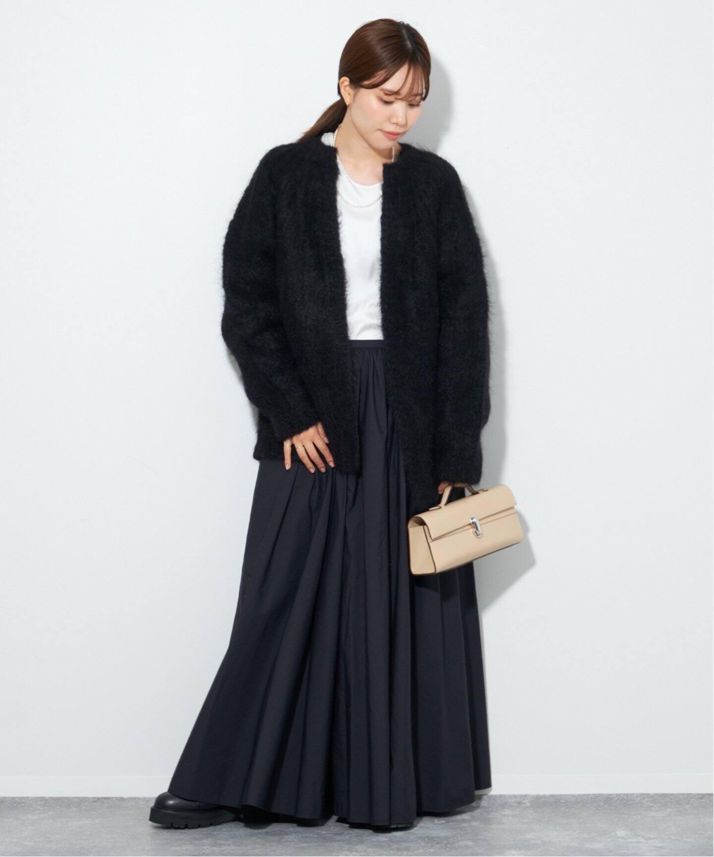 Plage Alpaca Open Back ニット