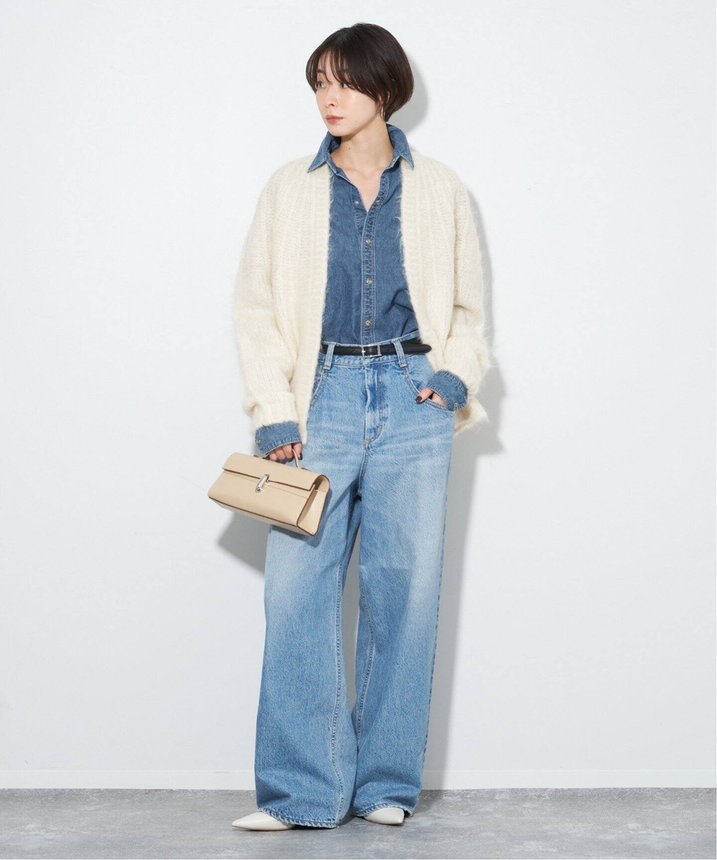 ALPACA MOHAIR LOOSE カーディガン（カーディガン）｜Plage  