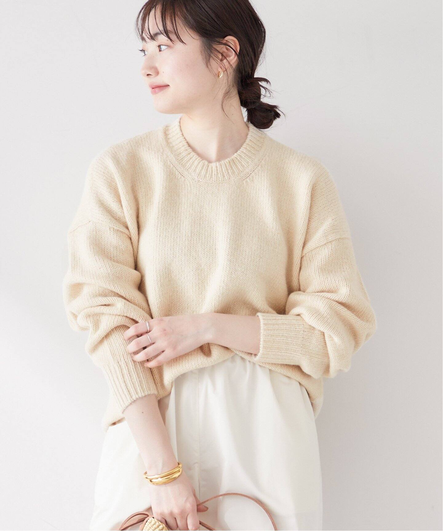 ALPACA WOOL HENP CN プルオーバー（ニット／セーター）｜Plage 