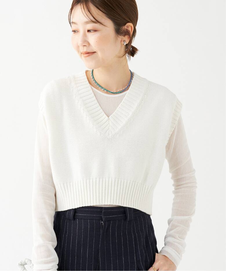 ROBERTO COLLINA/ロベルトコリーナ】別注 CTN VN ショートベスト  