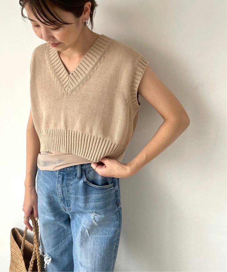 ROBERTO COLLINA/ロベルトコリーナ】別注 CTN VN ショートベスト  