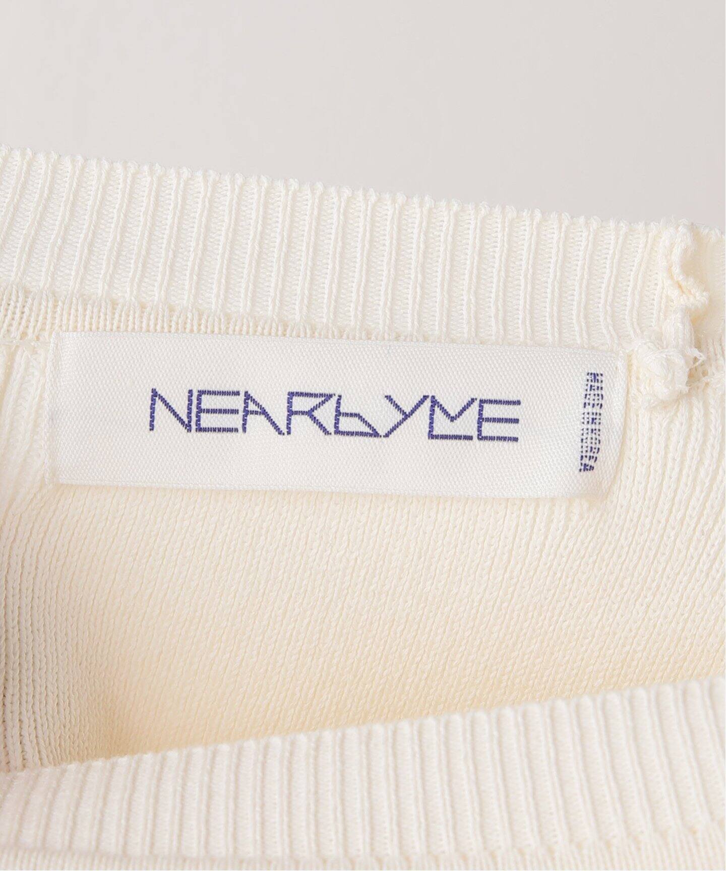 NEARBYME/ニアーバイミー】 BACK SLIT ニット（ニット／セーター