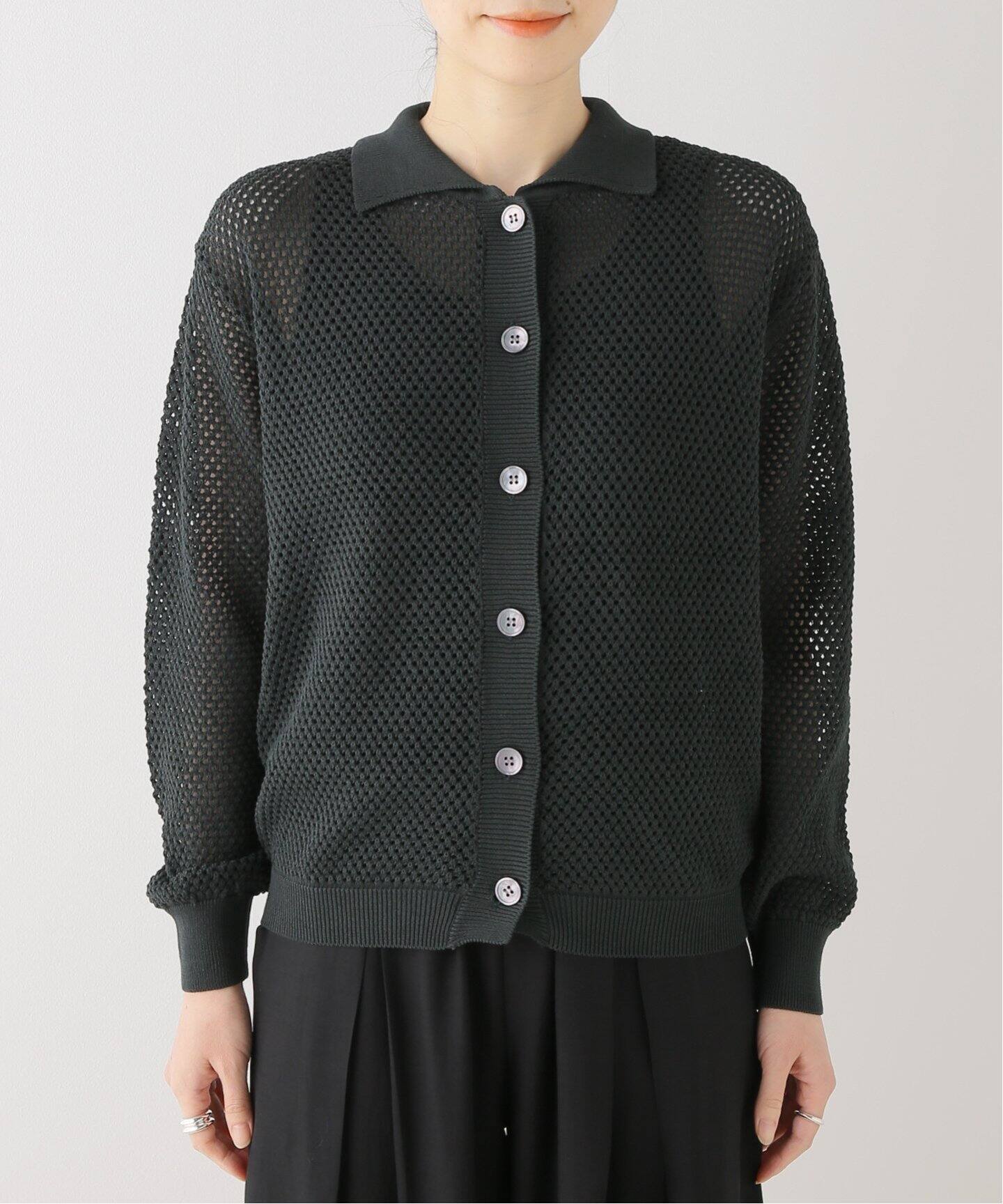 NEARBYME/ニアーバイミー】 MESH カーディガン（カーディガン）｜Plage  