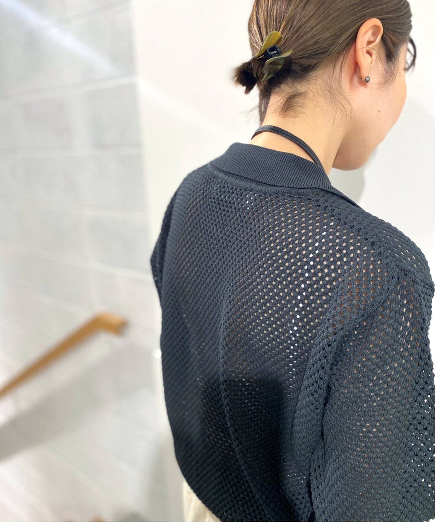 NEARBYME/ニアーバイミー】 MESH カーディガン（カーディガン）｜Plage  