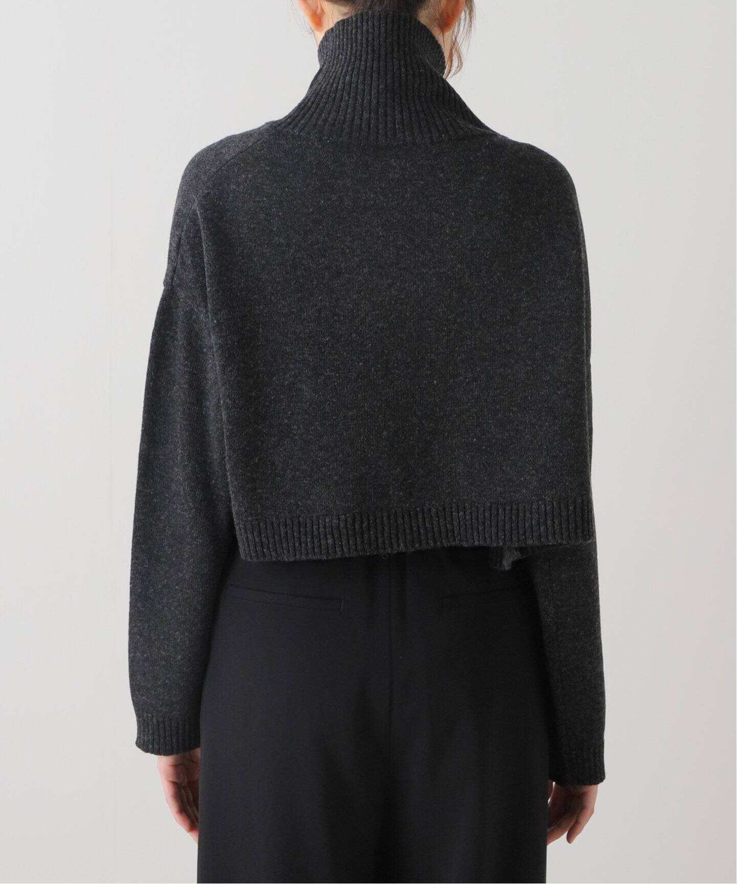 NEARBYME/ニアーバイミー】TURTLE NECK SLIT ニット（ニット／セーター  