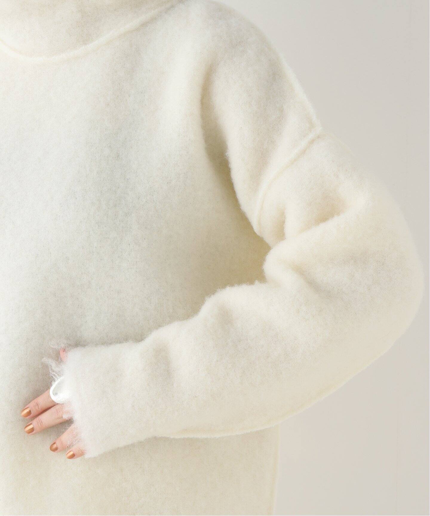 ROHE/ロヘ】FRINGE WL BLEND タートルネックニット（ニット／セーター  