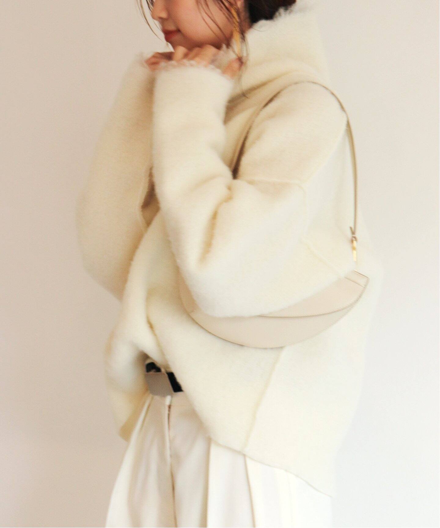 ROHE/ロヘ】FRINGE WL BLEND タートルネックニット（ニット／セーター  