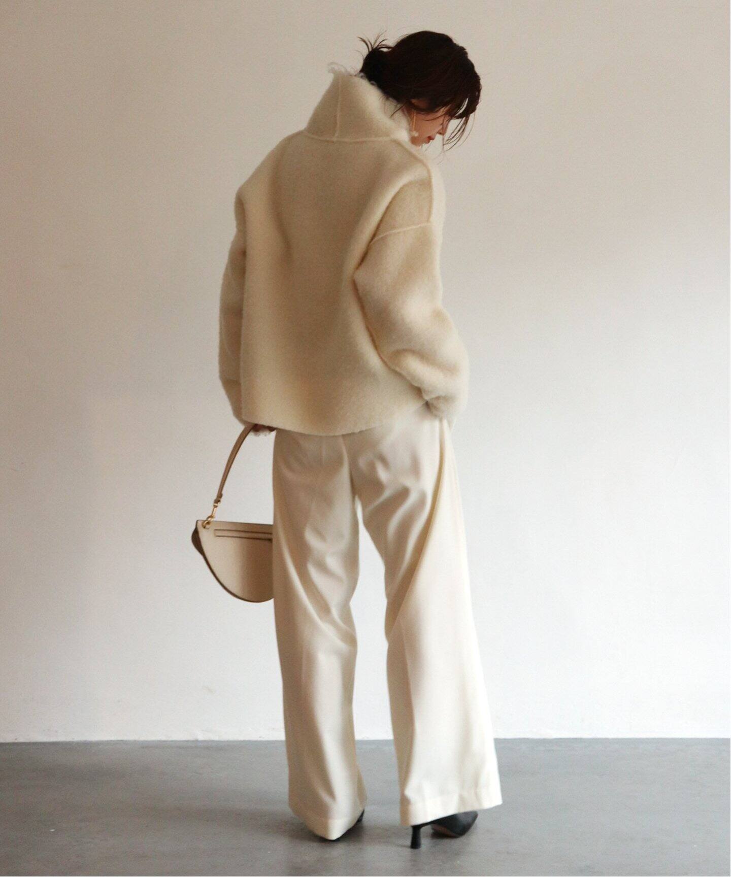 ROHE/ロヘ】FRINGE WL BLEND タートルネックニット（ニット／セーター  