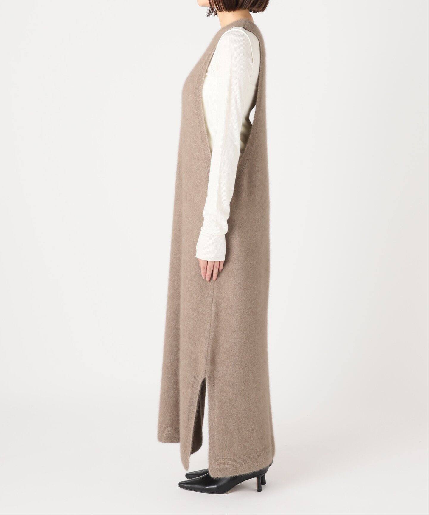 enrica/エンリカ】LONG ベスト（ニットワンピース）｜Plage  
