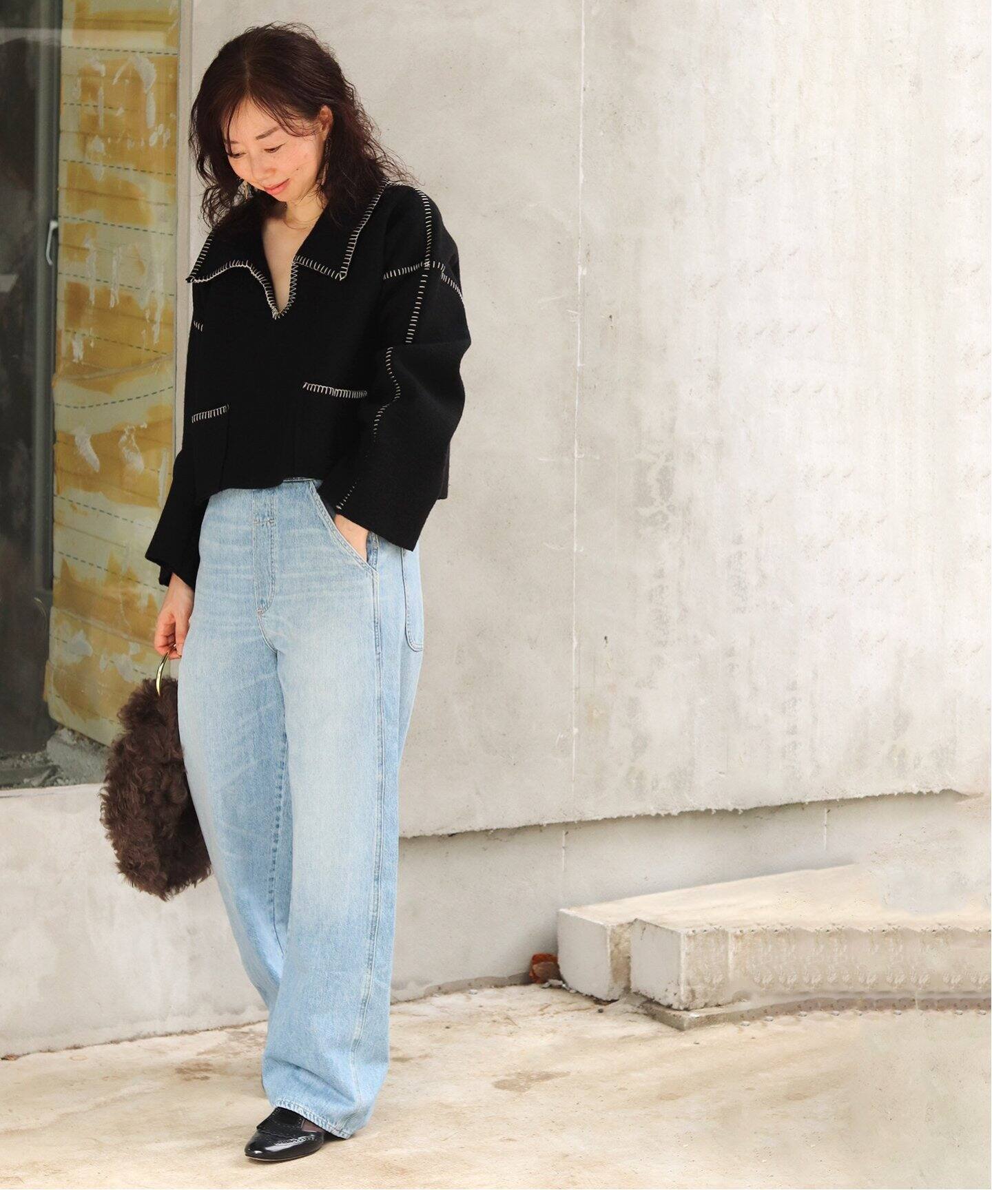 LES COYOTES DE PARIS/レコヨーテドゥパリ】CROPPED プルオーバー  