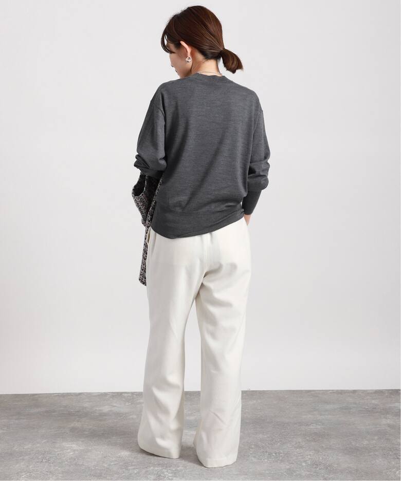 glowウールハイゲージベーシックプルオーバー（ニット／セーター  