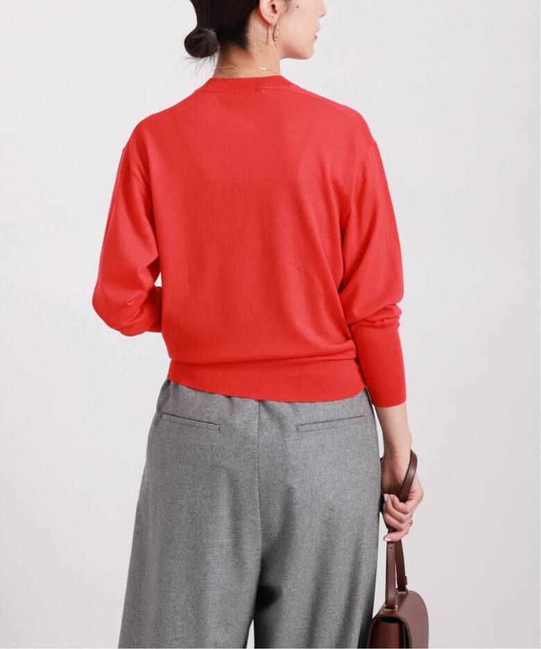 glowウールハイゲージベーシックプルオーバー（ニット／セーター  