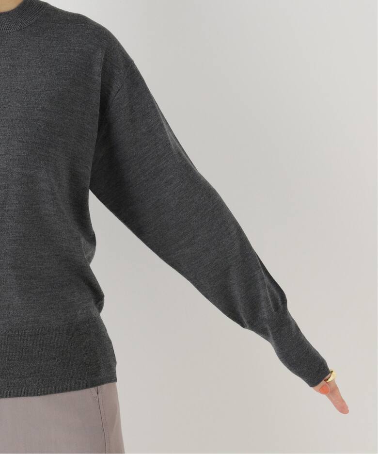 glowウールハイゲージベーシックプルオーバー（ニット／セーター  