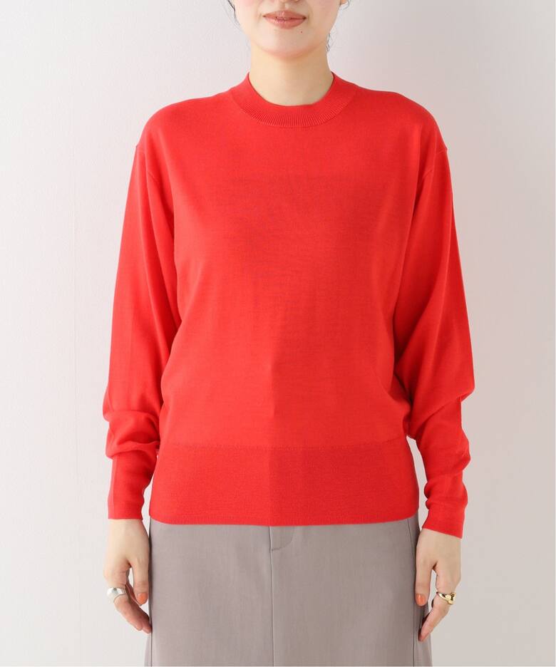 glowウールハイゲージベーシックプルオーバー（ニット／セーター  