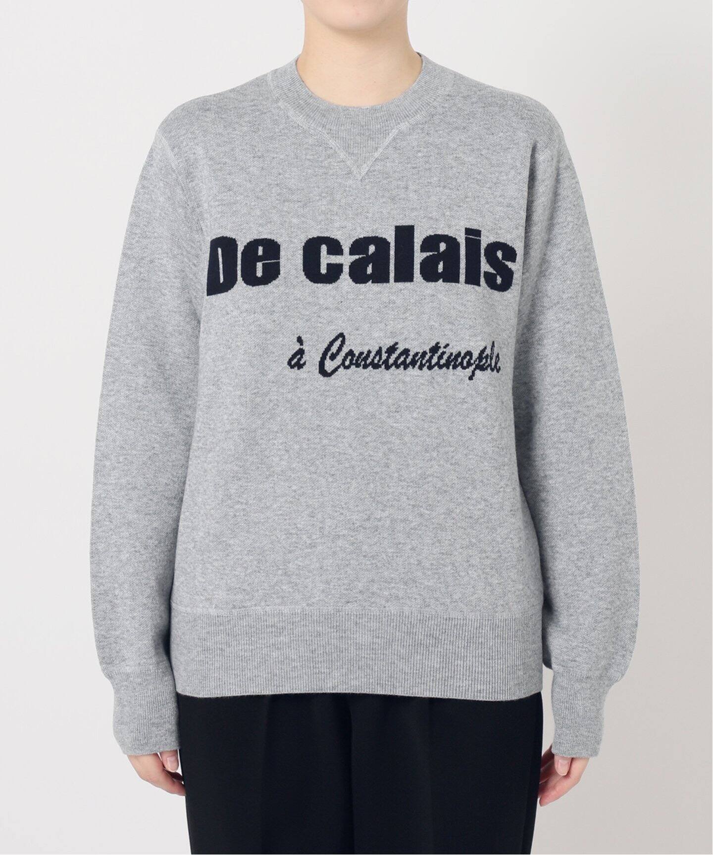 スウェットライクロゴニット（ニット／セーター）｜VERMEIL par iena  