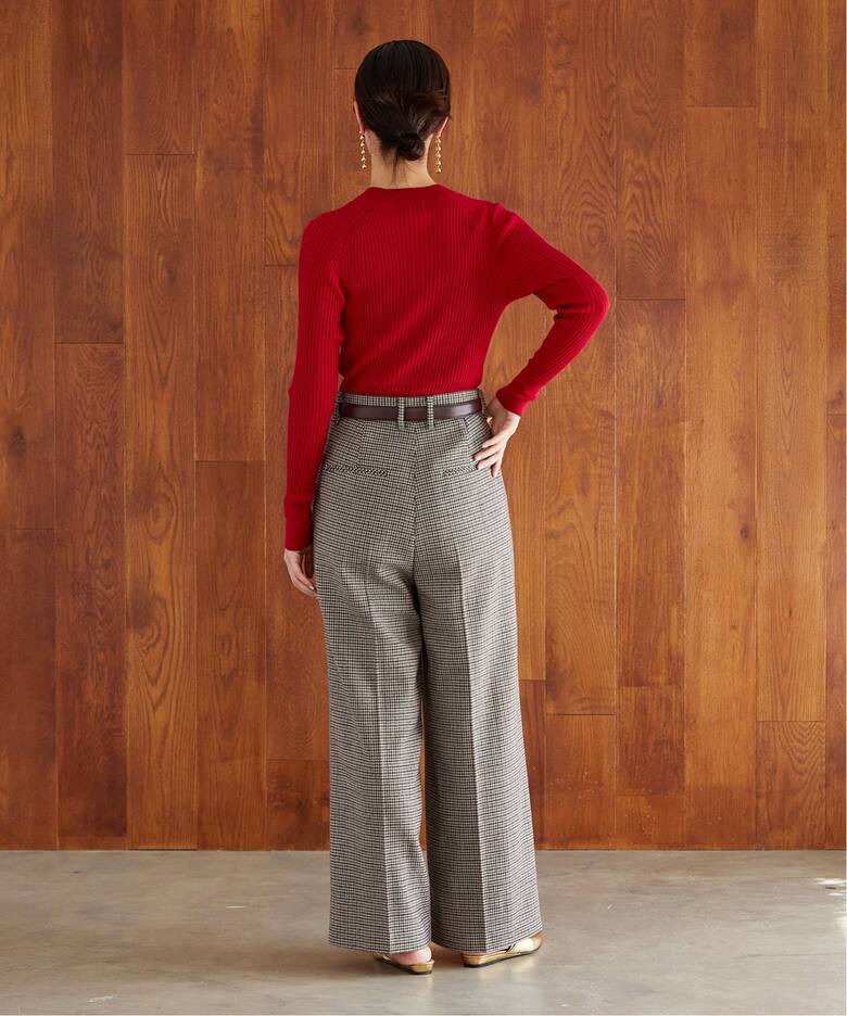 追加》SLOWOOL Vネック プルオーバー（ニット／セーター）｜VERMEIL  