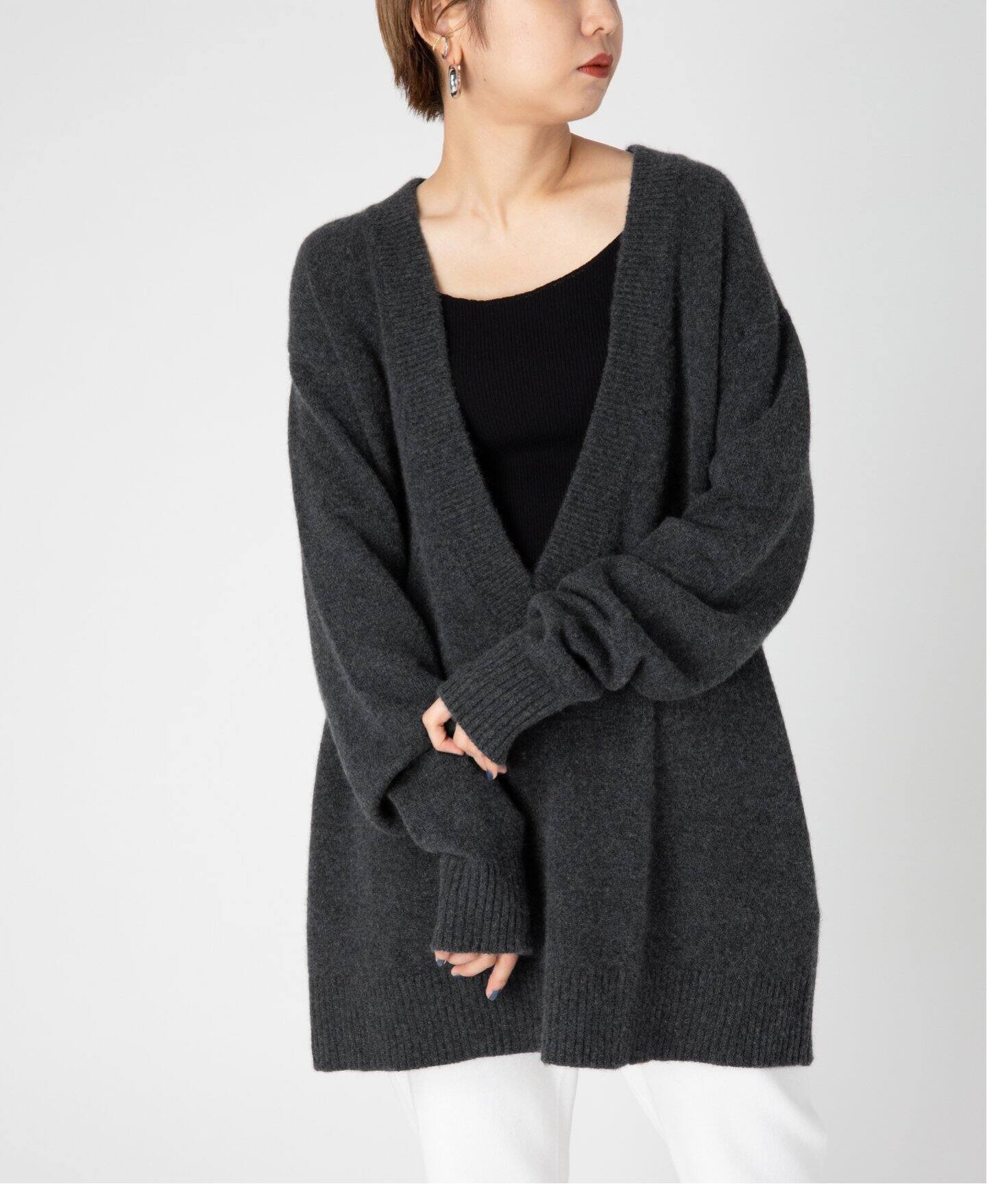 INSCRIRE/アンスクリア】Deep Vネックニット（ニット／セーター  