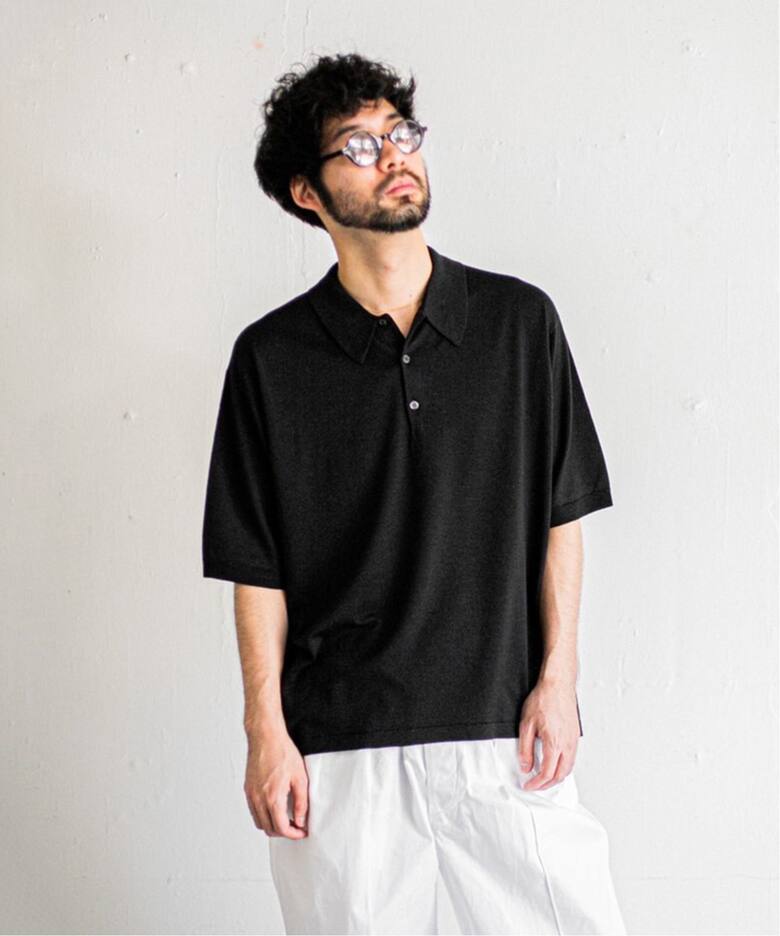 JOHN SMEDLEY / ジョンスメドレー】別注 ISIS（ポロシャツ）｜L 