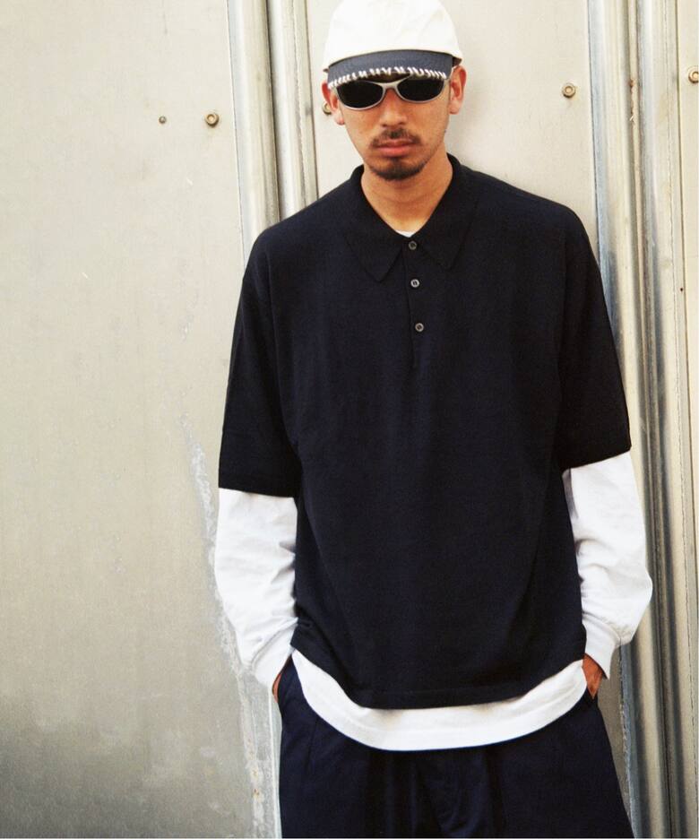 JOHN SMEDLEY / ジョンスメドレー】別注 ISIS（ポロシャツ）｜L 