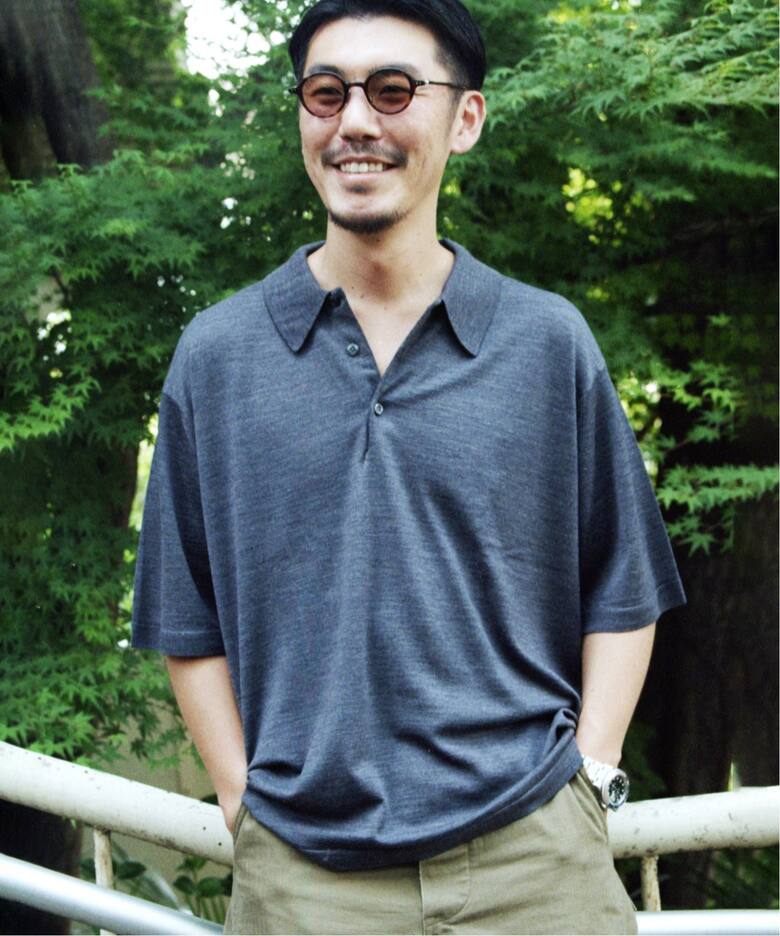 JOHN SMEDLEY / ジョンスメドレー】別注 ISIS（ポロシャツ）｜L 