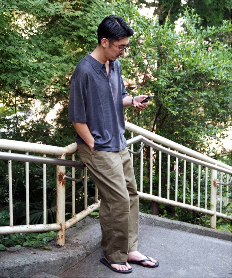 JOHN SMEDLEY / ジョンスメドレー】別注 ISIS（ポロシャツ）｜L 