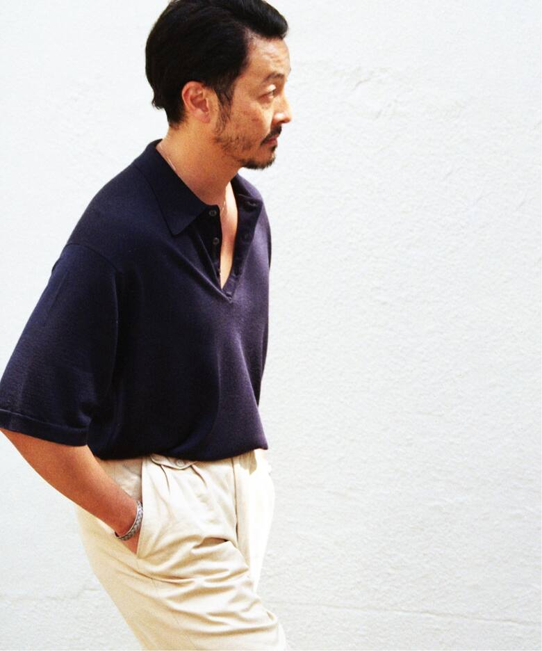 JOHN SMEDLEY / ジョンスメドレー】別注 ISIS（ポロシャツ）｜L 