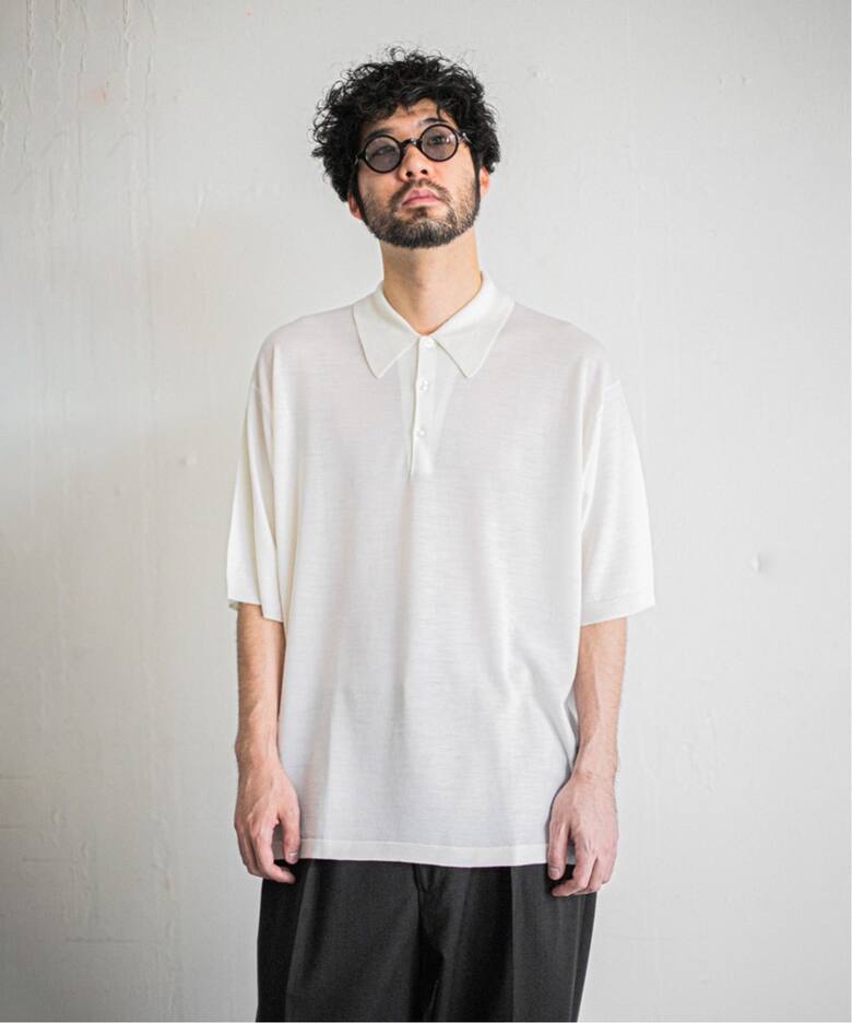 JOHN SMEDLEY / ジョンスメドレー】別注 ISIS（ポロシャツ）｜L 