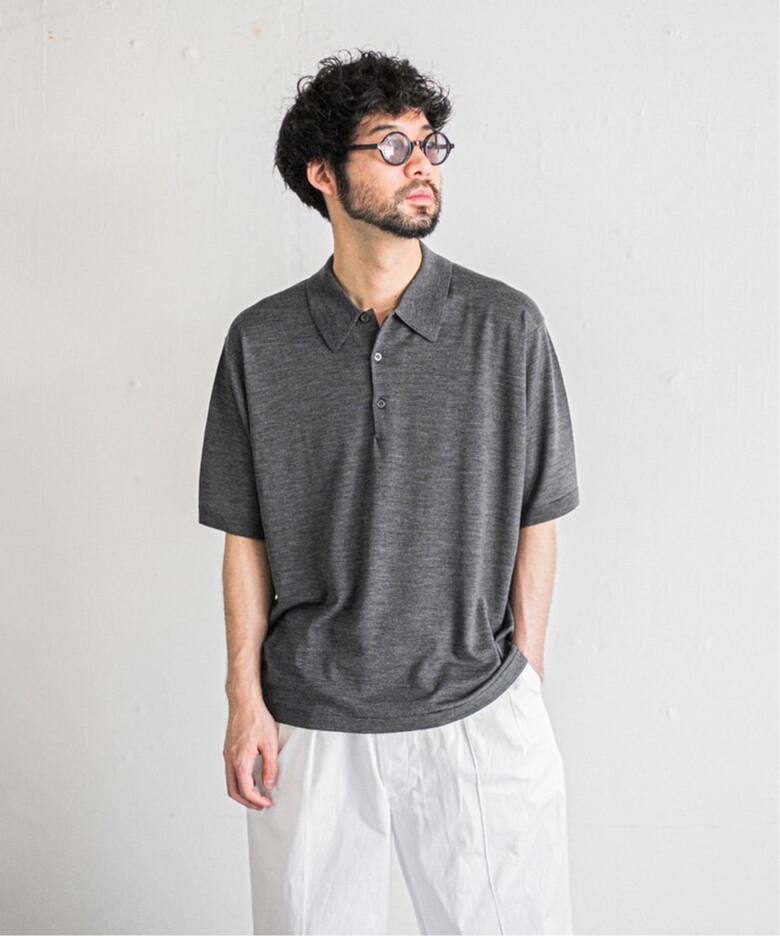 JOHN SMEDLEY / ジョンスメドレー】別注 ISIS（ポロシャツ）｜L 