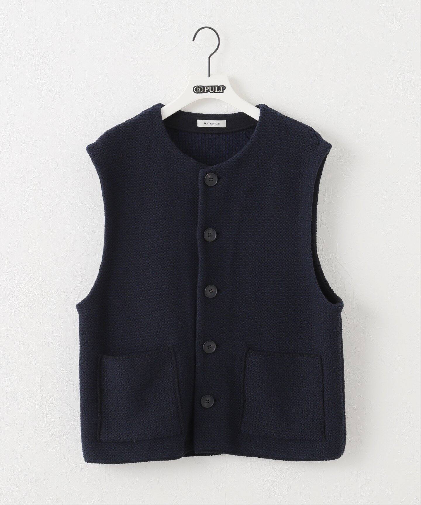 MATSUFUJI / マツフジ】RAVEN PATTERN KNIT VEST（ベスト）｜PULP 