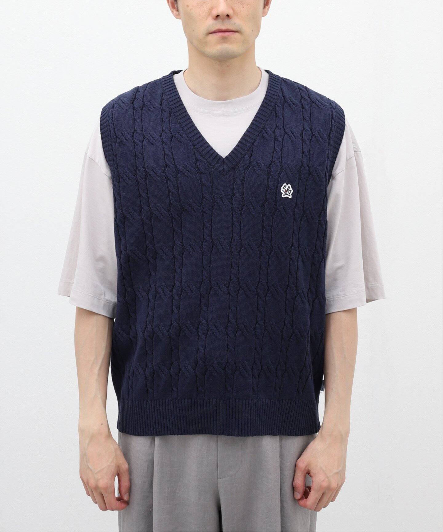 SPECIAL GUEST / スペシャルゲスト】SG CABLE KNIT VEST（ベスト  