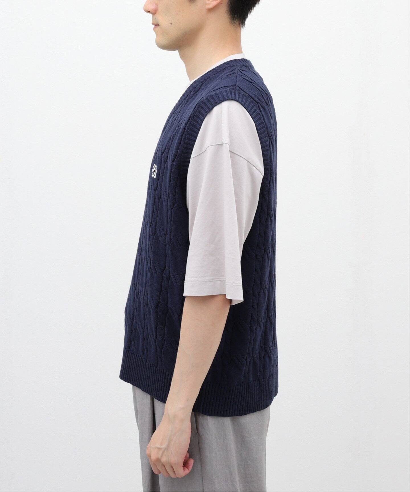 SPECIAL GUEST / スペシャルゲスト】SG CABLE KNIT VEST（ベスト  